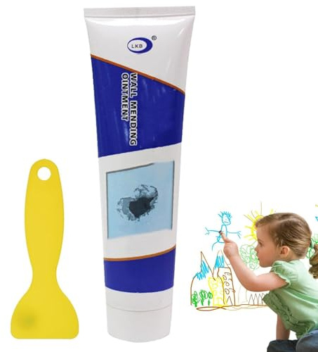 Stucco da parete | Riparazione sicura del muro in gesso da 250 g | Riparazione di pareti a stucco di lunga durata, riparazione di muri a secco con forte legame per la casa, riparazione