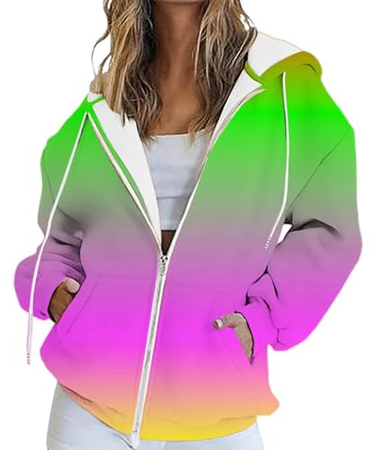 Uwdiohq Winter Hoodie Damen Gefuettert Batik Pullover Baumwolle Sweatshirt Mit Kapuze Rot Hoher Kragen