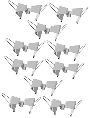 SEWOART Ergonomisches Design 10 Stück Edelstahl-Clips für Nasse Metallrahmen-trennclips für Künstler