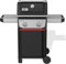 Weber Spirit E-210 Gasgrill, 2 Brenner, 51 x 46 cm Grillfläche, Warmhaltegitter, integriertes Thermometer, 2 Räder - schwarz/silber (1500835)