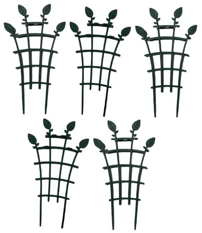 MagiDeal Lot de 5 Tuteurs de Support pour Plantes d'intérieur, Treillis pour Plantes grimpantes, Support Robuste pour Fleurs de Jardin, pour hortensias
