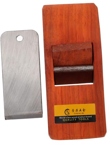 TOBBOMEY Pialla Mano in Naturale e Utensile Portatile per Falegnameria Resistente e Facile da Usare per Taglio e Levigatura da Te
