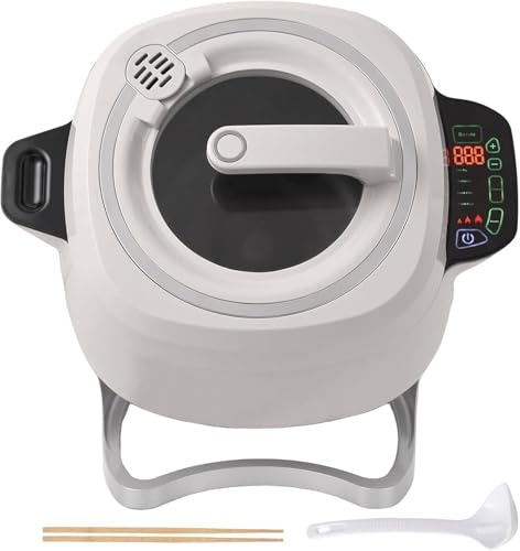 Olla giratoria automática con rotación de 360° para cocinar, guisar y cocinar a fuego lento con manos libres