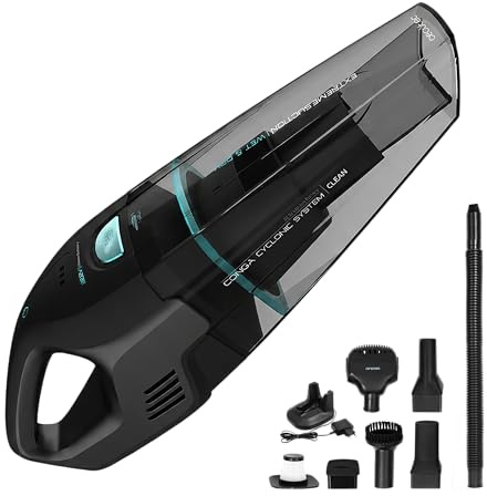 Cecotec Aspiradora de Mano sin Cable Conga Immortal Extremesuction 22,2 Animal Hand Neo. 150W, Batería de 22,2 V, 10kPa, Depósito 500 ml, Filtro Alta Eficiencia, Accesorio Pelos de Animales