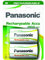 Panasonic P20P/2BC Rechargeable Accu Power Mono D Batterie (1,2V, 3000mAh, 2-er Pack)