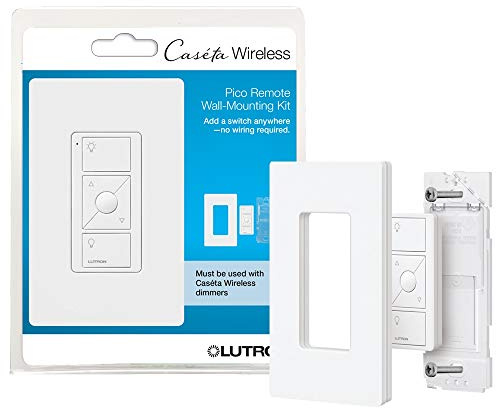 Lutron Pico Remote Wall-Mounting Kit: Wireless Remote, Bracket & Wallplate