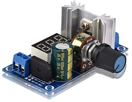 Adjustable Voltage Regulator,LM317 Adjustable Voltage Regulator Power Supplement Board Digital Voltage Display