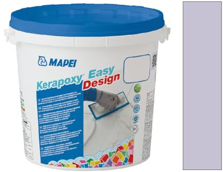 MAPEI Kerapoxy Easy Design 163 LIGHT LILAC 3 kg – Joint époxy décoratif, résistant aux acides, à deux composants