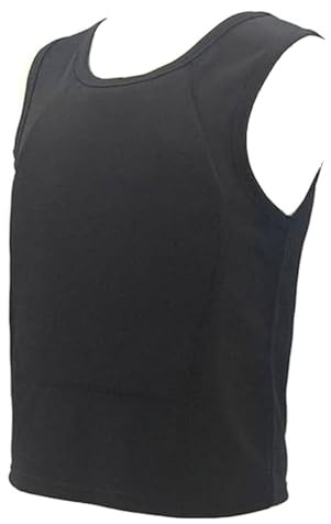 LSWKG Gilet Pare-balles de Niveau IIIA - Vêtements de Protection de sécurité Tactique dissimulés de Léger Imperméable Respirant pour La Protection De La Sécurité Personnelle