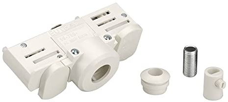 SLV EUTRAC 3-Phasen Stromschienenadapter, verkehrsweiss inkl. Montagezubehör, Weiß