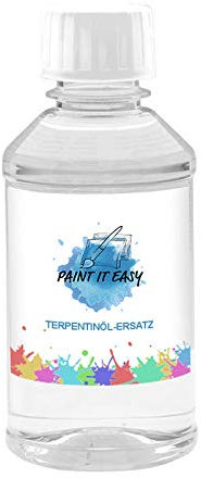 PAINT IT EASY Terpentinöl-Ersatz für die Ölmalerei, Reinigungsarbeiten & Co., 250 ml