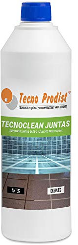 TECNOCLEAN FUGEN von Tecno Prodist (1 Liter) Professioneller Reiniger für Boden-, Fliesen-, Stein- und Kachelfugen in Duschen, Küchen, Bädern, für Böden und Wände.