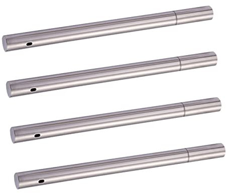 TOPBATHY 4pezzi Spiedini in Acciaio Per Barbecue Contenitore Per Bastoncini Porta Spiedini Multifunzionale Resistente Alle Alte Temperature Corrosione Per Picnic e Barbecue All Aperto