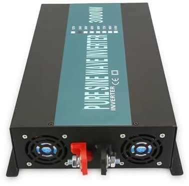 Power inverter Inverter A Onda Sinusoidale Pura Potenza 3000W 24V 220V Pannello Solare Inverter Generatore Batteria Convertitore 12/48V CC A 120/230/240V CA Invertitore di Tensione Fotovoltaico(24V,10