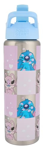 Lilo & Stitch 750ml Stainless Steel Water Bottle with Straw - Fun Design for Kids and Adults, Leak-Proof, Insulated, BPA-Free, Perfect for School, Travel, and Outdoor Activities