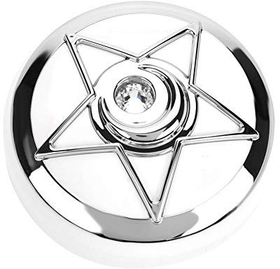 YUYTE Lenti a Scatola Portatile, Porta Lenti a a Forma Pentagramma, Contenitore per kit per la cura degli occhi, con Specchio Pinzetta Bastone e Bottiglia di soluzione portatile (01)