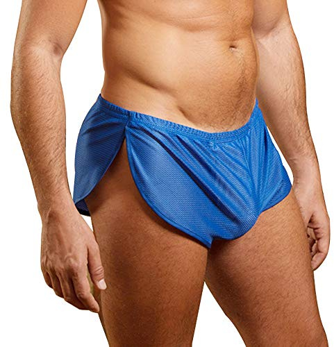 Hombres Extremo Malla Pantalones Cortos Lados Ropa Interior Bóxers | Ropa sexy, bóxers interiores, culturismo y entrenamiento, bañadores para poses, slips talle bajo, pantalones musculares