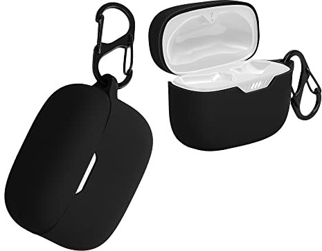 kwmobile Hülle kompatibel mit JBL Tune 230 NC TWS / T230NC / T235NC Hülle - Kopfhörer Case - TPU Silikon Cover - Schutzhülle in Schwarz