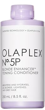 Olaplex No. 5P Blonde Enhancer Toning Conditioner, Brightens All Blonde, Lightened, & Grey Hair, Repairs, Protects & Hydrates All Hair Types, 250 ml