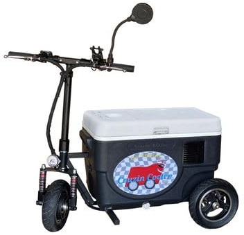 Cruzin Cooler CZHB Sport X-Li Black Motorized Ice Chest 3 Wheeled Scooter