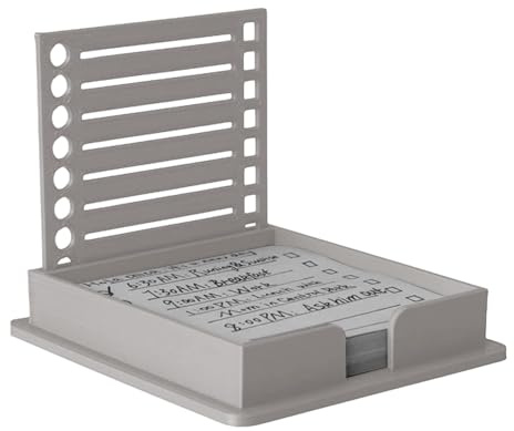 Klibbig anteckningshållare för skrivbord, bärbar anteckningslåda för skrivbord, klibbig anteckningshållare för skrivbord, hem, sovrum, barnrum, lya