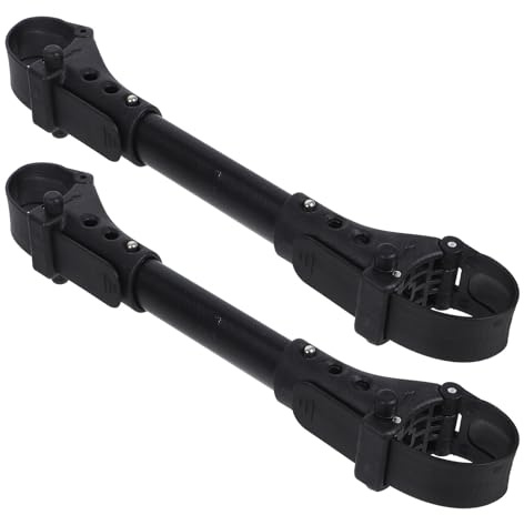 GARVALON 2 piezas Conector para Cochecito Gemelos Negro Accesorio para Unir Sillas de Paseo Adaptador Doble para Carrito Niña para Familias con Dos Conexión Fácil y Segura