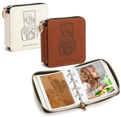 Mini Foto Album 2x3 Pollici, Pacchetti di Album Fotografici Mini, per la Fotocamera Istantanea Fujifilm Instax Mini 12 11 9 8+ 8 99 40 EVO, per le Stampanti Istantanee Polaroid Snap/PIC-300/Z2300