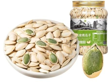 500 g papperstunna pumpafrön, traditionellt rostade nötter, fylliga, rika och lätta att knäcka.