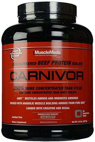 MuscleMeds - Carnivor (1,6kg) - Rindfleischprotein - 23 g Protein pro Portion - Schokolade