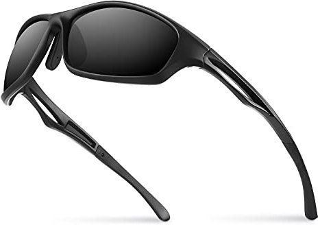 Bloomoak Polarisierte Sonnenbrillen Radsport-Brillen Herren Damen/UV-Schutz/unzerbrechlicher TR90-Rahmen - Geeignet für Fahren/Laufen/Radfahren/Angeln/Golf