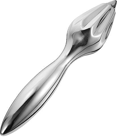 PACKOVE 1 Pc Cono De Limon Exprimidor De Frutas Prensa De Lenta Exprimidor De Mano Profesional De Jugos Manual Prensa De Cal Limón Manual Acero Inoxidable Patata