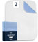 Dreamzie Protector Colchon Impermeable e Absorbente - 70 x 100 cm- Funda Colchon Lavable para Incontinencia - Lote de 2