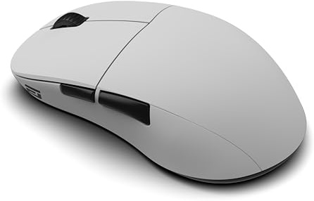 ENDGAME GEAR XM2w 4k Wireless Gaming Mouse without Cable - 4000Hz Polling Wireless Gamer Mouse | Preselected GX Switches | PixArt PAW3395 Sensor Gaming Mouse White