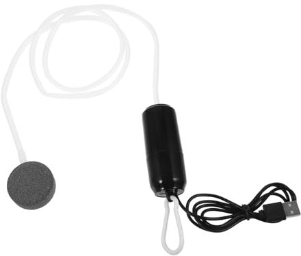 COLLBATH Tauchpumpe Für Aquarium Sauerstoffpumpe USB Kleine Pumpe Für Aquarien Sprudler Für Fische Leise Belüftungspumpe Energiesparend
