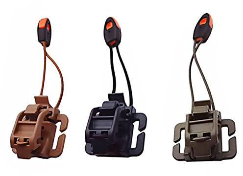 BESPORTBLE 3stücke Klappverschluss-clip Für Outdoor-equipment Taschenlampenschnalle Rucksackgurte Camping Und Wanderausrüstung Einfach Zu Verwenden Entfernen