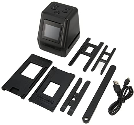 Akozon Titre: 22MP Film Slide Scanner - Numéralisez 135, 126, 110 Films et Négatifs en JPG avec Un écran LCD 2,0 Pouces, Une Conversion Rapide, Une luminosité Réglable, pour Les Photos de Couleur et