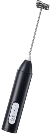 OSNIYAW Varilla para Espumar Leche De Acero Inoxidable Inalámbrica 3 Modos Creación Rápida De Espumas para Chocolate Caliente Capuchinos Materiales ABS Varilla para Espumar De Acero Inoxidable ABS