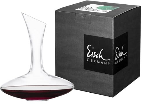 EISCH Wein Dekanter Performance 0,75 l (1 Stk) mit No Drop Effekt, handgefertigter Dekanter aus Kristallglas für Rotwein und Weißwein, Made in Germany (Art.-Nr. 180169)
