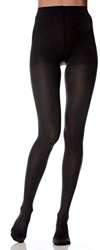 Scudotex Collant Coprente, Maglia Rete, Nero, 140 Denari, Misura 2