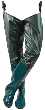 JCWGLY Watstiefel 80 cm Hohe Leichte Hüft-Wathose Für Herren, Watstiefel Mit Stiefeln Für Fliegenfischen, Bequeme Und Atmungsaktive Wasserstiefel(44 EU)