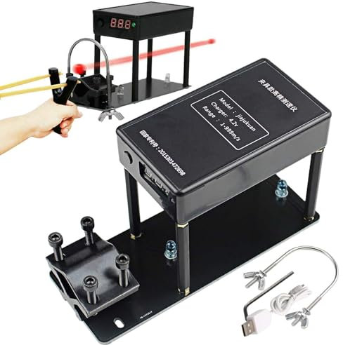 Ballistischer Chronograph – Ballistischer Geschwindigkeitsmesser, Bogenschießen-Geschwindigkeitschronograph | Tragbarer Präzisions-Ballistik-Chronograph, Geschwindigkeits-Präzisionsprüfgerät, Kurzschl