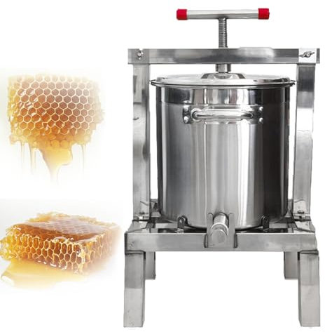 Pressa Manuale Per Il Mi-ele Di Frutta, Pressa Per Il Mi-ele Di Frutta Piastra Di Pressatura In Acciaio Inossidabile Sidro, Sidro, Vino, Uva, Pressa, Per La Produzione Di Sidro