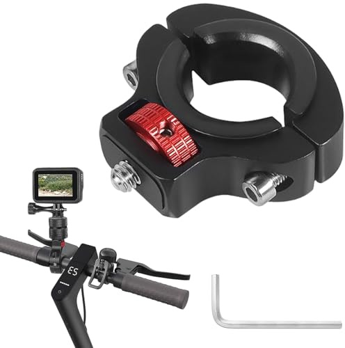 WUBAYI Support pour caméra d'action pour vélo rotatif à 360° – Support Insta 360 et accessoires Insta360 X4 1/4 pour Gopro/DJI Osmo, support de guidon 22-32 mm