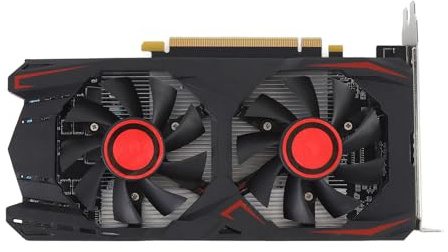 Plyisty Scheda Grafica GDDR5 550 TI da 6 GB, Larghezza di Memoria 192 BIT, Frequenza Core 783 MHz, Doppia Ventola, Raffreddamento Efficiente e Silenzioso per Lavori di Gioco e Editing