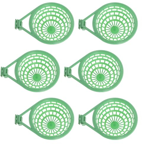 Lurrose Nid D’Incubation pour Pigeon en Abs, Lot de 6, Vert Clair