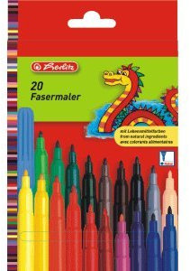 Herlitz Fasermaler VE=20 Stück