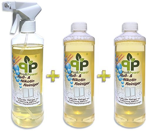 Profi Power - Russ- und Nikotinreiniger Set inkl. Mikrofasertuch