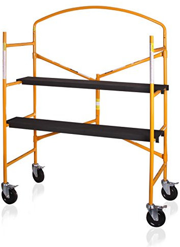 Gerüst | Arbeitsbühne | mobiles Gerüst aus Stahl | bis 240 KG belastbar