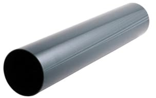 Dachrinnen Fallrohr Ø 60 mm Länge 100 cm PVC anthrazit