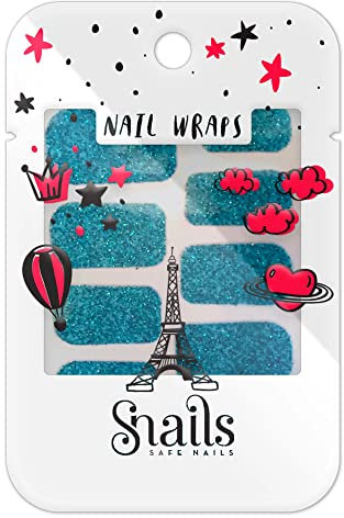 Snails 30002305 Nail Wrap TÜRKIS